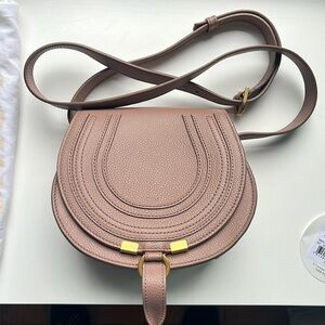 Chloe small Saddle Bag - Woodrose